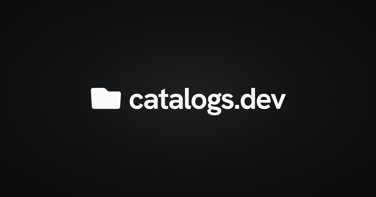 Catalogs — Your coding agent presents possibilities. You choose what feels right. It builds from…